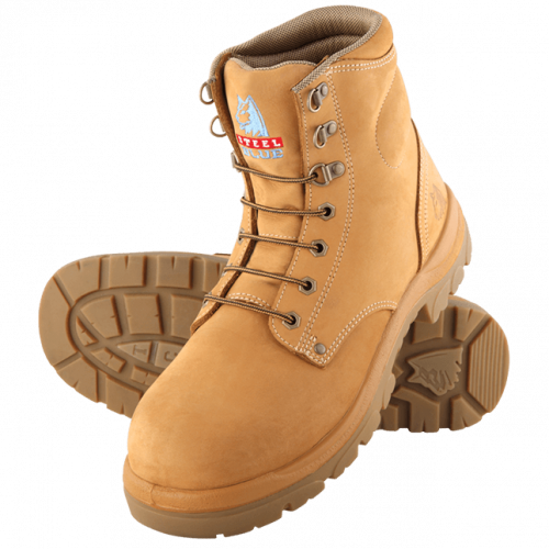 Steel blue safety clearance boots